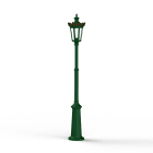 Roger Pradier - Lampadaire Louvre N°9 E27 Vert sapin 067