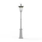 Roger Pradier - Lampadaire Louvre N°9 E27 Gris soie 105