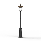 Roger Pradier - Lampadaire Louvre N°9 LED 2700°K Noir foncé 000