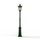 Roger Pradier - Lampadaire Louvre N°9 LED 2700°K Vert Anglais 019