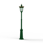 Roger Pradier - Lampadaire Louvre N°9 LED 2700°K Vert sapin 067