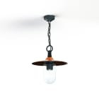 Roger Pradier - Suspension Montana N°1 clair Dôme cuivre vernis- Vert de gris 008