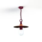 Roger Pradier - Roger Pradier - Suspension Montana N°1 clair Dôme cuivre brut- Rouge vin 066