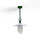 Roger Pradier - Suspension Montana N°1 opale Dôme blanc- Vert Anglais 019