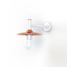 Roger Pradier - Applique Montana N°2 clair Dôme cuivre vernis- Blanc 001