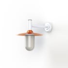 Roger Pradier - Applique Montana N°2 opale Dôme cuivre brut- Blanc 001