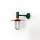 Roger Pradier - Roger Pradier - Applique Montana N°2 opale Dôme cuivre brut- Vert 019