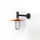 Roger Pradier - Applique Montana N°2 opale Dôme cuivre brut- Gris 059