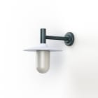 Roger Pradier - Roger Pradier - Applique Montana N°2 opale Dôme blanc- Vert de gris 008