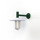 Roger Pradier - Applique Montana N°2 opale Dôme blanc- Vert Anglais 019