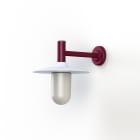 Roger Pradier - Roger Pradier - Applique Montana N°2 opale Dôme blanc- Rouge vin 066