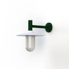 Roger Pradier - Applique Montana N°2 opale Dôme blanc- Vert sapin 067