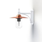 Roger Pradier - Applique Montana N°3 clair Dôme cuivre vernis- Blanc 001