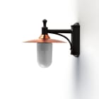 Roger Pradier - Applique Montana N°3 opale Dôme cuivre brut- Gris 107