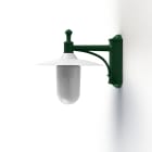 Roger Pradier - Applique Montana N°3 opale Dôme blanc- Vert Anglais 019