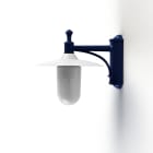 Roger Pradier - Applique Montana N°3 opale Dôme blanc- Bleu acier 065