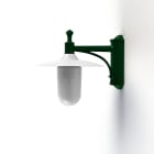 Roger Pradier - Applique Montana N°3 opale Dôme blanc- Vert sapin 067