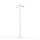 Roger Pradier - Lampadaire Montana N°4 clair Dôme blanc- Blanc 001