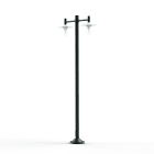 Roger Pradier - Lampadaire Montana N°4 clair Dôme blanc- Gris ardoise 059