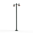 Roger Pradier - Lampadaire Montana N°4 clair Dôme cuivre brut- Gris 059