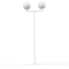 Roger Pradier - Lampadaire Moon N°12 opale Blanc 001