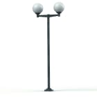 Roger Pradier - Lampadaire Moon N°12 opale Vert de gris 008