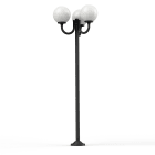 Roger Pradier - Lampadaire Moon N°13 opale Noir foncé 000