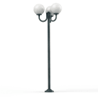 Roger Pradier - Lampadaire Moon N°13 opale Vert de gris 008