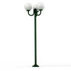 Roger Pradier - Lampadaire Moon N°13 opale Vert Anglais 019