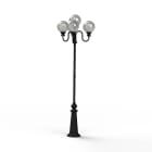 Roger Pradier - Lampadaire Moon N°4 fumé Noir foncé 000