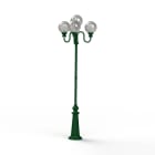 Roger Pradier - Lampadaire Moon N°4 fumé Vert sapin 067