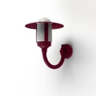 Roger Pradier - Roger Pradier - Applique Newpark N°1 opale Rouge vin 066