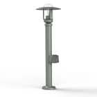 Roger Pradier - Roger Pradier - Borne Newpark N°5 prise type F clair Gris métal 023