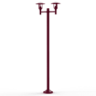 Roger Pradier - Lampadaire Newpark N°6 clair Rouge vin 066