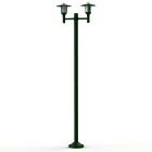 Roger Pradier - Lampadaire Newpark N°6 opale Vert Anglais 019
