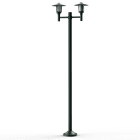 Roger Pradier - Lampadaire Newpark N°6 opale Gris ardoise 059
