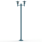 Roger Pradier - Lampadaire Newpark N°6 opale Bleu 111