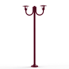 Roger Pradier - Lampadaire Newpark N°7 clair Rouge vin 066