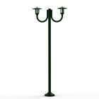 Roger Pradier - Lampadaire Newpark N°7 opale Vert Anglais 019