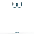 Roger Pradier - Lampadaire Newpark N°7 opale Bleu 111