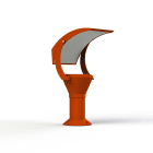 Roger Pradier - Borne OL33 N°3 LED 18W 3000K verre trempé Orangé pur 014