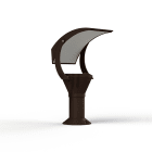 Roger Pradier - Roger Pradier - Borne OL33 N°3 LED 18W 3000K verre trempé Rouille 046