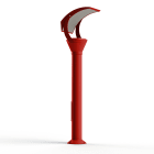 Roger Pradier - Borne OL33 N°4 LED 28W 3000K verre trempé Rouge tomate 110