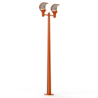 Roger Pradier - Lampadaire OL33 N°7 LED 18W 3000K verre trempé Orangé pur 014
