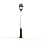 Roger Pradier - Lampadaire Place des Vosges 2 N°8 Patiné doré 009