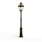 Roger Pradier - Lampadaire Place des Vosges 3 N°6 Patiné doré 009