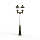 Roger Pradier - Lampadaire Place des Vosges 3 N°7 Patiné doré 009