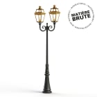 Roger Pradier - Lampadaire Place des Vosges 3 N°7 Laiton brut 072