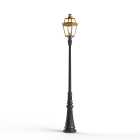 Roger Pradier - Lampadaire Place des Vosges 3 N°8 Laiton vernis teinté 070