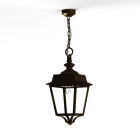 Roger Pradier - Roger Pradier - Suspension Place des Vosges 1 évolution N°1 Patiné doré 009